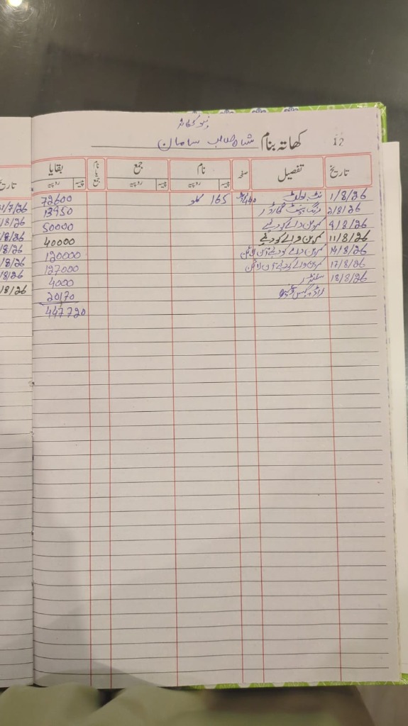 Settlement Ledger